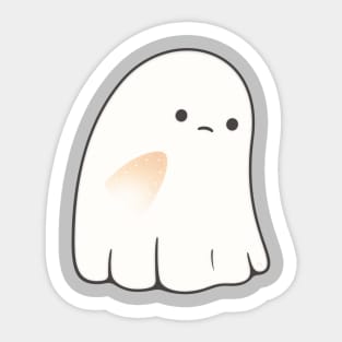 Sad ghost Sticker